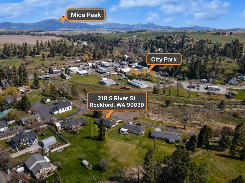 Photo of 218 S River St, Rockford, WA 99030 (MLS # 202616303)