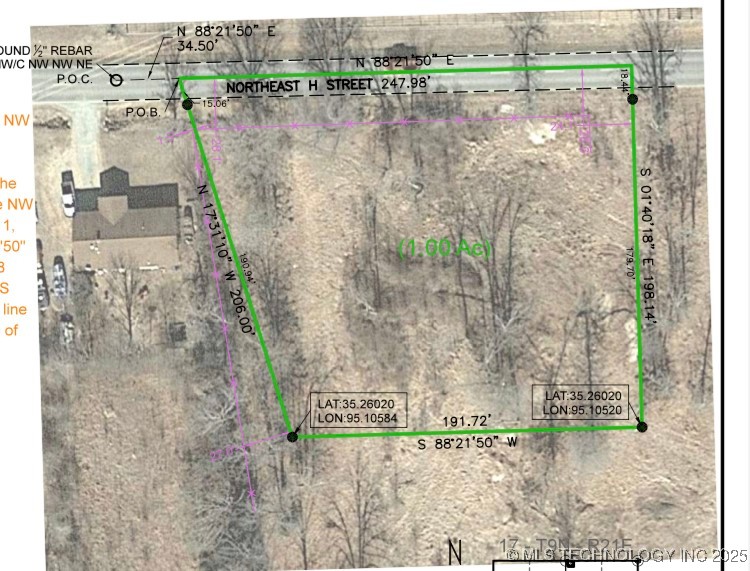 Photo 1 of 2 — NE H. Street, Stigler, OK 74462