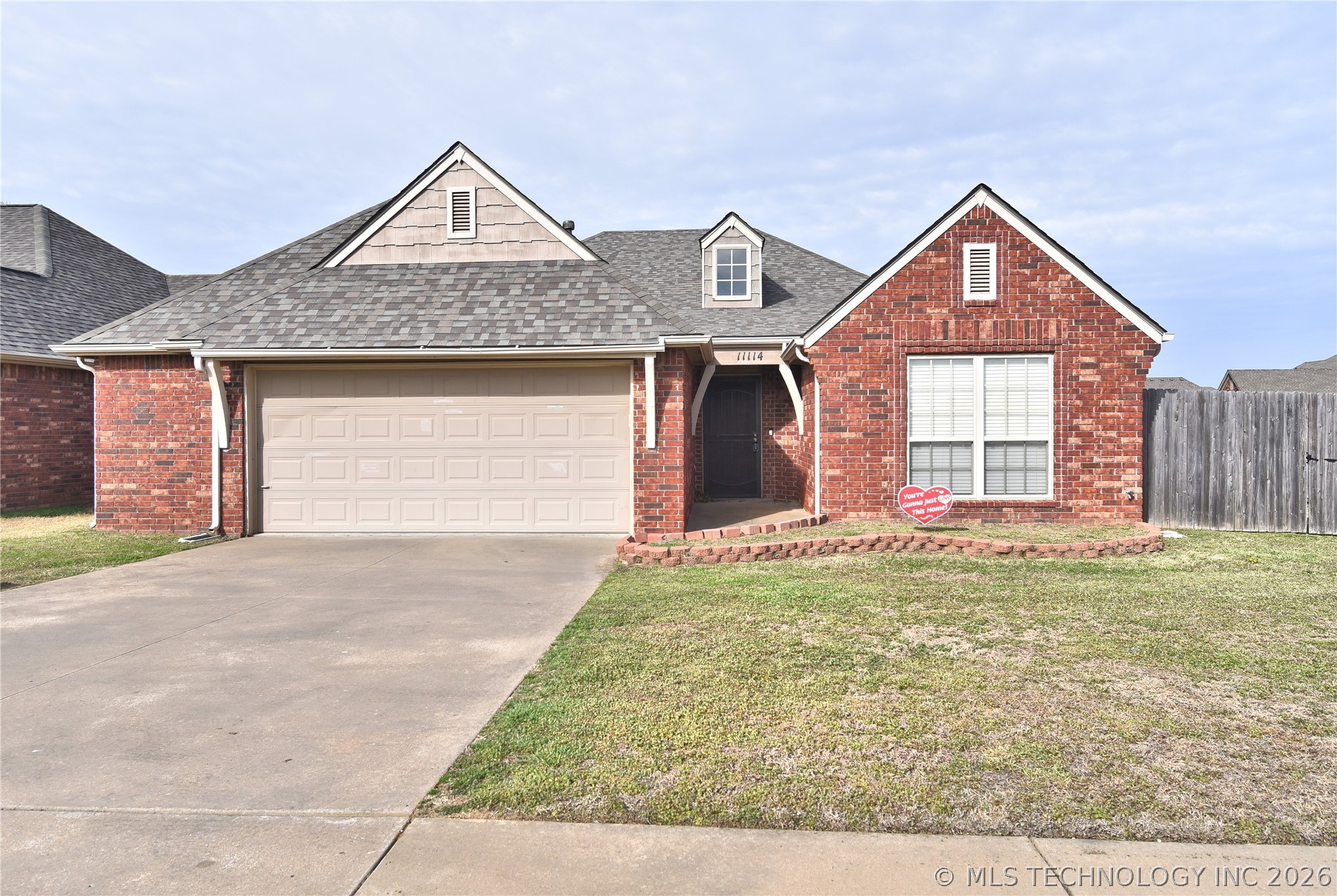 Lovely all brick home a has a brand new roof and g