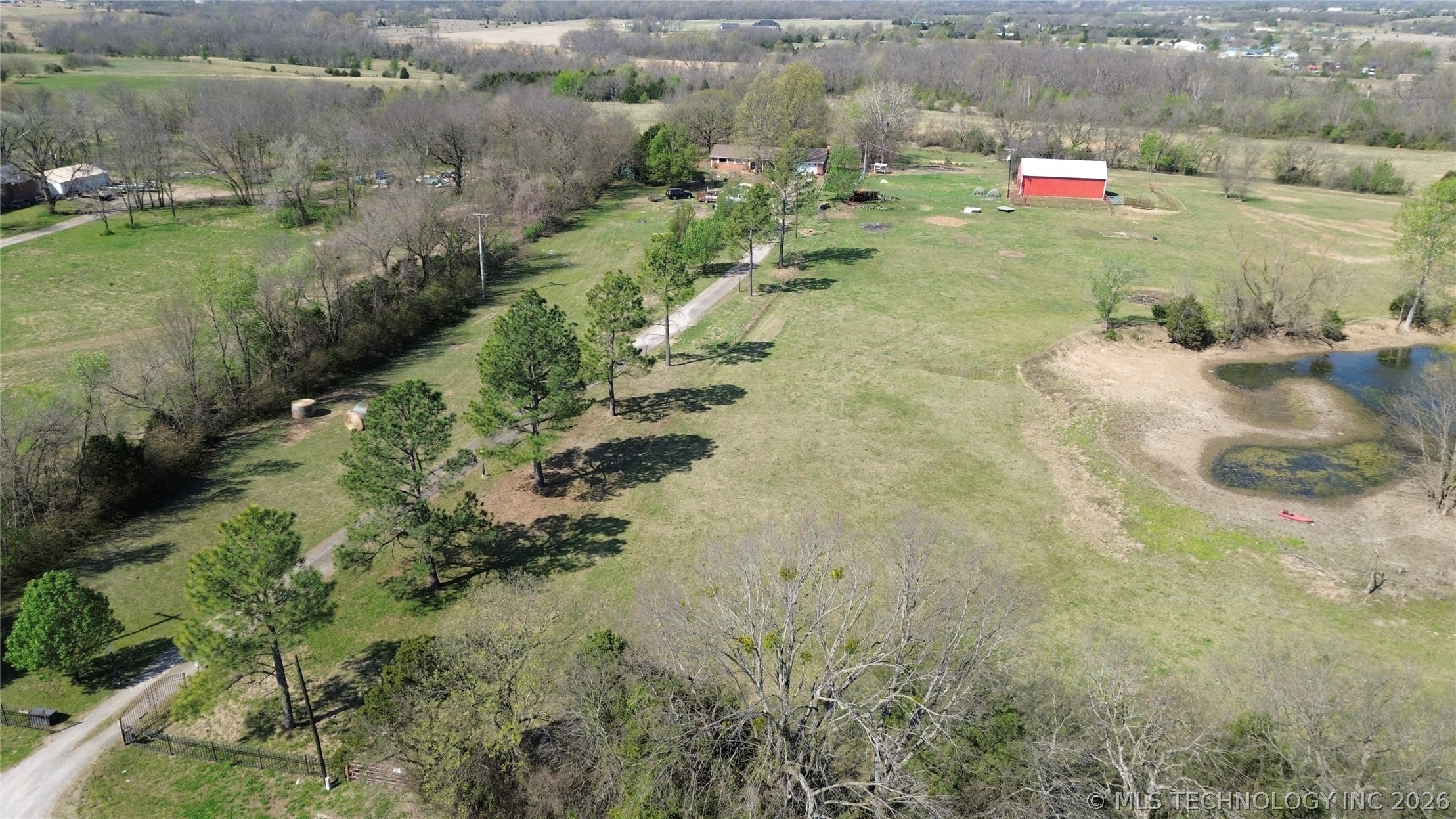 Main view of the land.