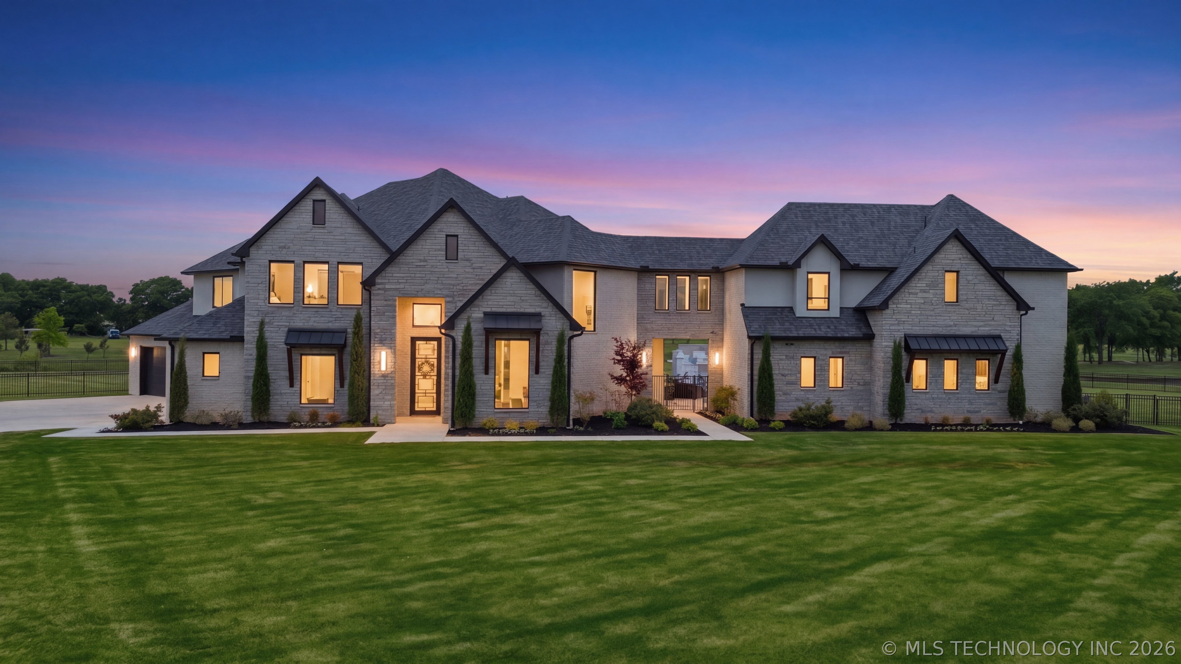 Gorgeous 2.3 acre property in gated community