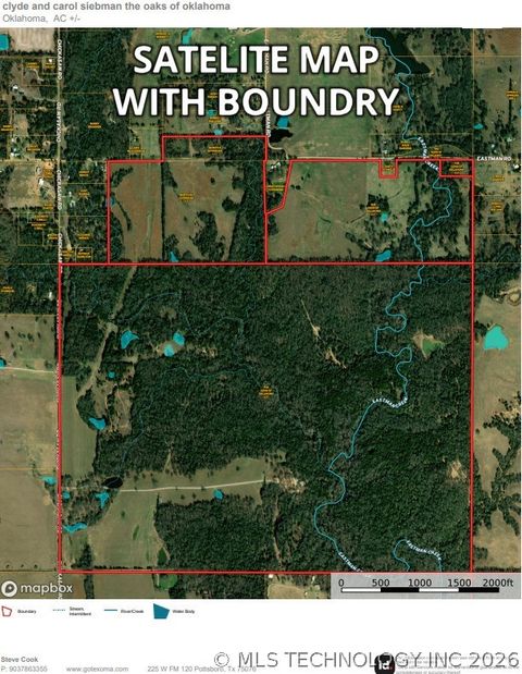 Photo of 6283 Chickasaw Road, Colbert, OK 74733 (MLS # 2621696)