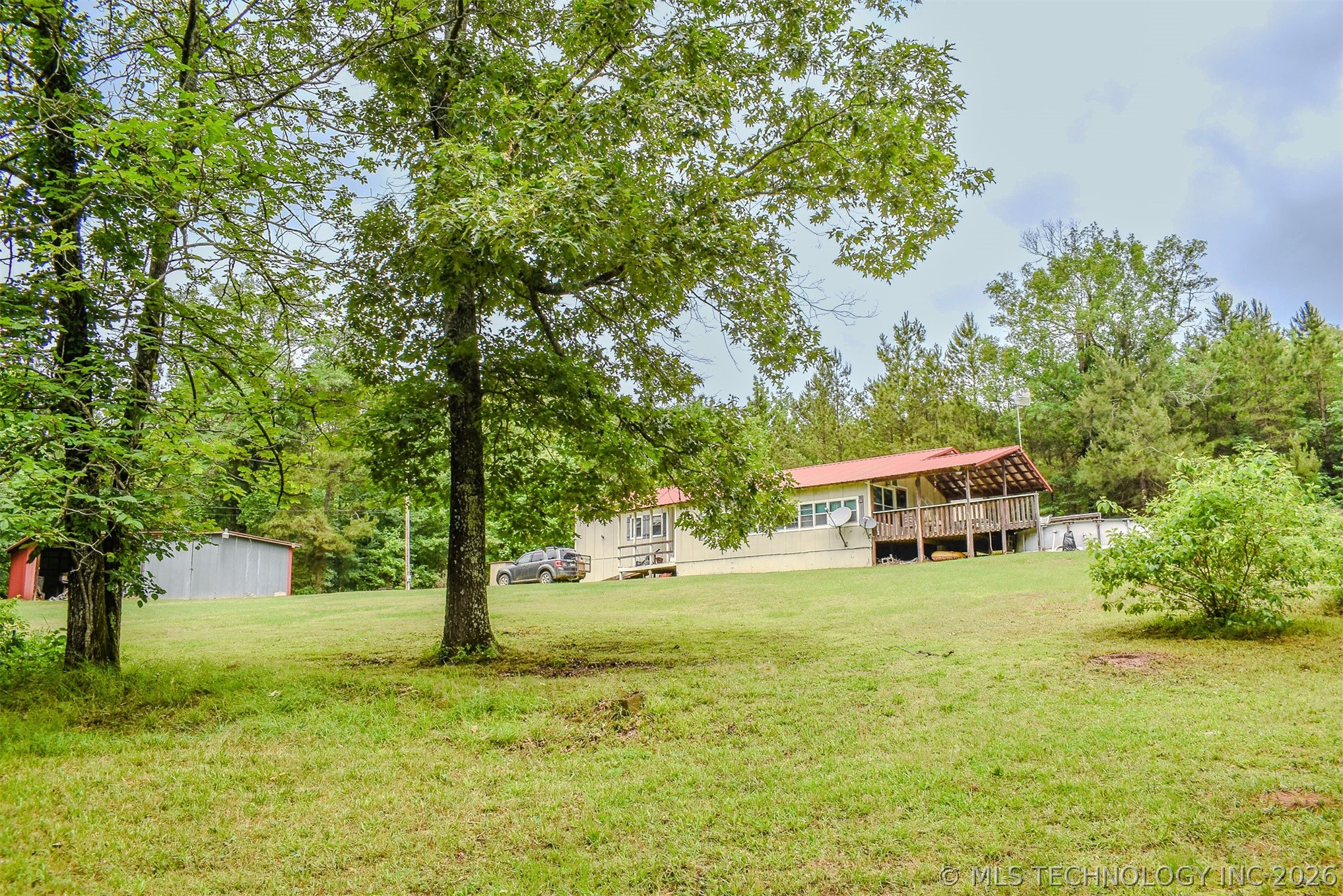 Photo 1 of 60 — 593 Tram Road, Fort Towson, OK 74735