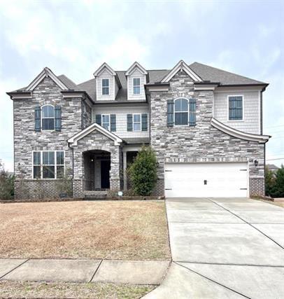 Welcome to this stunning and spacious 5-bedroom, 4-bathroom home located in a desirable neighborhood! As you enter the home, you'll be greeted by a grand foyer that leads to an open concept floor plan featuring a large living room with plenty of natural light and a cozy fireplace. The expansive kitchen is a chef's dream, boasting beautiful granite countertops, stainless steel appliances, a kitchen island with additional seating, and plenty of storage space for all your culinary needs. The adjacent dining area provides the perfect space for entertaining guests or enjoying family meals. First Floor have one bedroom and one full bathroom perfect for overnight guests or those who doesn't like to go up the stairs, also a half bathroom for guest who visiting. The upper level also features a luxurious master suite with a walk-in closet and an en-suite bathroom complete with a double vanity, soaking tub, and separate shower. There are three additional generously sized bedrooms and two more bathrooms, ensuring everyone has their own space and privacy. The unfinished basement provides ample storage space for all your belongings. Outside, the expansive backyard is perfect for outdoor activities and entertaining guests.This home is conveniently located near shops, restaurants, and entertainment, making it the ideal place to call home. Don't miss out on the opportunity to own this beautiful and spacious property!
Minimum lease is one year and maximum lease two years. Weed control is additional on top of the rent. No Pet allowed.