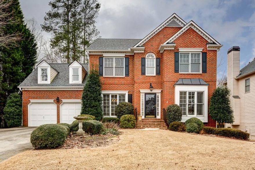 Beautiful home with large finished basement located in sought after Brentwood Park/Cameron Creek. Moments from the newly renovated clubhouse, sports court, park and pool. Kitchen has granite, breakfast bar, breakfast room, view to family room. Mud room with washer and dryer. Separate living and dining room. Primary bedroom has incredible walk in closet. Finished daylight basement. Lots of storage. Upper deck and patio off basement. Park like back yard with firepit. Private, tucked away neighborhood close to shopping, highways and the Marietta Square. Top rated schools including MCAA and the International Baccalaureate program of the Marietta city schools.