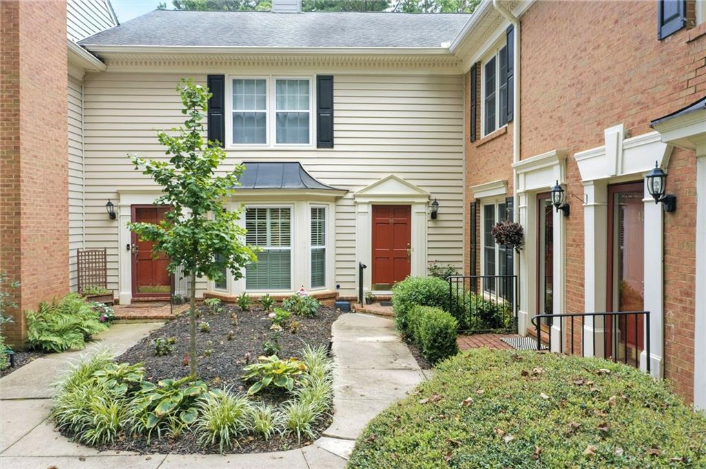 LOCATION MEETS LIFESTYLE! Welcome to Mount Vernon Plantation a beautifully maintained, gated community in the heart of Sandy Springs/Dunwoody. This rare, move-in ready 2 BR/2.5 BA end-unit features a hard to find true OPEN FLOOR PLAN! Upon entering you are greeted by a large open concept living room with fireplace and flexible dining room/sitting area which flows into the bright, sunlit kitchen with solarium windows. The spacious eat-in kitchen has stainless steel appliances, granite countertops, breakfast bar, and pantry. Just off the kitchen is the large back deck with serene, private views, perfect for relaxing or entertaining. On the upper level, you will find the primary suite and guest bedroom, each with private bathrooms and lots of closet space. The upper laundry room is a nice added bonus! ***Updates in 2025- NEW HVAC, NEW kitchen glass windows, and NEW carpet (limited areas).
Community amenities include: Club house, pool, tennis court, garden, private walking trails, playground, duck pond and dog park!
Close to GA400, I-285, Perimeter Mall, Politan Row Food Hall, Costco, Marta, parks, etc.. Look no further for a unique blend of quiet, secure living and easy access to everything that you may need! SMART MOVE!!