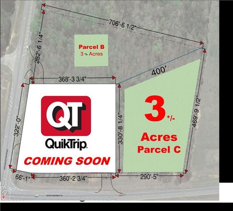 Vacant Land For Sale - 4611 Monroe Hwy - Hwy 78<br/> Bogart, GA 30622