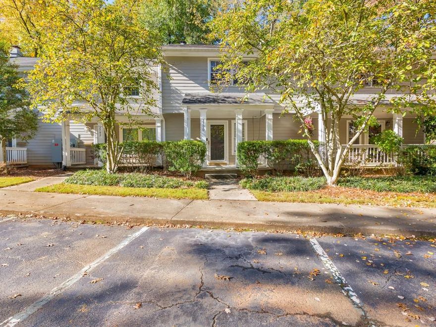 Welcome home to this beautiful 3 bedroom, 2.5 bathroom townhome for rent in the sought-after Farmstead community in the heart of Smyrna! Ideally located just about a mile from Truist Park and all the shopping, dining, and entertainment at The Battery Atlanta, this home perfectly combines modern comfort with unbeatable convenience. A charming covered front porch welcomes you inside to a bright and open main level designed for effortless living and entertaining. The updated kitchen is a true highlight, featuring stone countertops, crisp white cabinetry, stainless steel appliances, and an island with breakfast bar seating—all overlooking the open-concept dining area and cozy fireside family room. A convenient half bathroom and laundry room complete the main floor. Upstairs, the spacious primary suite offers a walk-in closet and an ensuite bathroom with a shower/tub combo. Two generously sized secondary bedrooms share a full bathroom in the hall, providing plenty of space for family, guests, or a home office. Step outside to enjoy your private fenced backyard with a large patio, perfect for morning coffee or relaxing evenings outdoors. The community features a sparkling pool and well-maintained grounds, with two assigned parking spaces and ample guest parking right near the unit. With an amazing location near Truist Park, The Battery, I-285, I-75, and Downtown Atlanta, this townhome offers the ideal lifestyle of comfort, convenience, and community. 650+ credit score and 3x rent amount for income required. 1 pet under 20 lbs allowed with $500 non-refundable pet deposit. Security deposit one months rent. Tenant pays all utilities. $75 move-in fee. $150 cleaning fee due at move-out. Furnished optional. Locked under-stair storage will not be available to tenant.