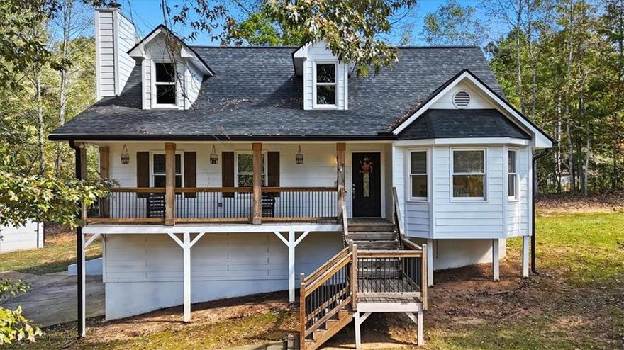 Location, Privacy, and Space—This One Has It All! Close to both Downtown Ball Ground and Downtown Jasper, this 4-bedroom, 3.5-bath home sits on a 1-acre lot with no HOA. The main level features a spacious dining room, a well-appointed kitchen with ample counter space and storage, and a cozy family room with an updated hearth. The roomy primary suite on the main offers a walk-in closet, dual vanities, soaking tub, and separate shower.
Upstairs includes two large secondary bedrooms, both with walk-in closets and a shared Jack-and-Jill bath. All upstairs windows have been recently replaced for improved energy efficiency.
The fully finished terrace level is perfect for entertaining and includes a large media room (wired for multiple TVs), a kitchenette, guest bedroom, and a full bath. Enjoy outdoor living with a new front porch, covered back porch, and a leveled side yard ideal for a firepit and play area. A detached 2-car garage provides additional storage or workshop space. Recent updates include a new roof, gutters, and downspouts.
This move-in ready home offers the perfect combination of convenience, comfort, and privacy!