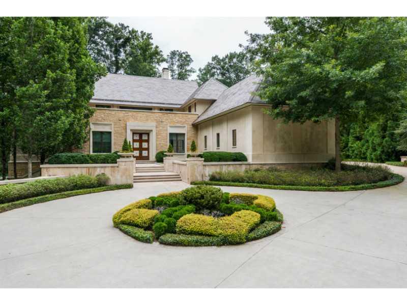 BREATHTAKING GATED RIVER FRONT ESTATE ON 3.13 ACRES! DESIGNED BY KEITH SUMMEROUR, BUILT BY JOE NOAH AND INTERIOR DESIGNER BARBARA WESTBROOKE. THIS MAGNFICENT HOME IS EXQUISITE IN EVERY WAY...SPECTACULAR ENTRY OPENS TO TWO STORY GRAND ROOM WITH PERFECTLY SITED POOL ON MAIN LEVEL. THE CONSTRUCTION OF THE HOME FEATURES A GRADUATED SLATE ROOF, AN IRRIGATED ROOF TOP GARDEN FOR PERFECT RELAXATION OVERLOOKING A WOODED WONDERLAND. YOU'LL NEVER NEED ANOTHER VACATION AWAY FROM HOME AS YOU ARE ONLY STEPS AWAY FROM YOUR OWN PUTTING GREEN, THE HEATED POOL, & THE RIVER.