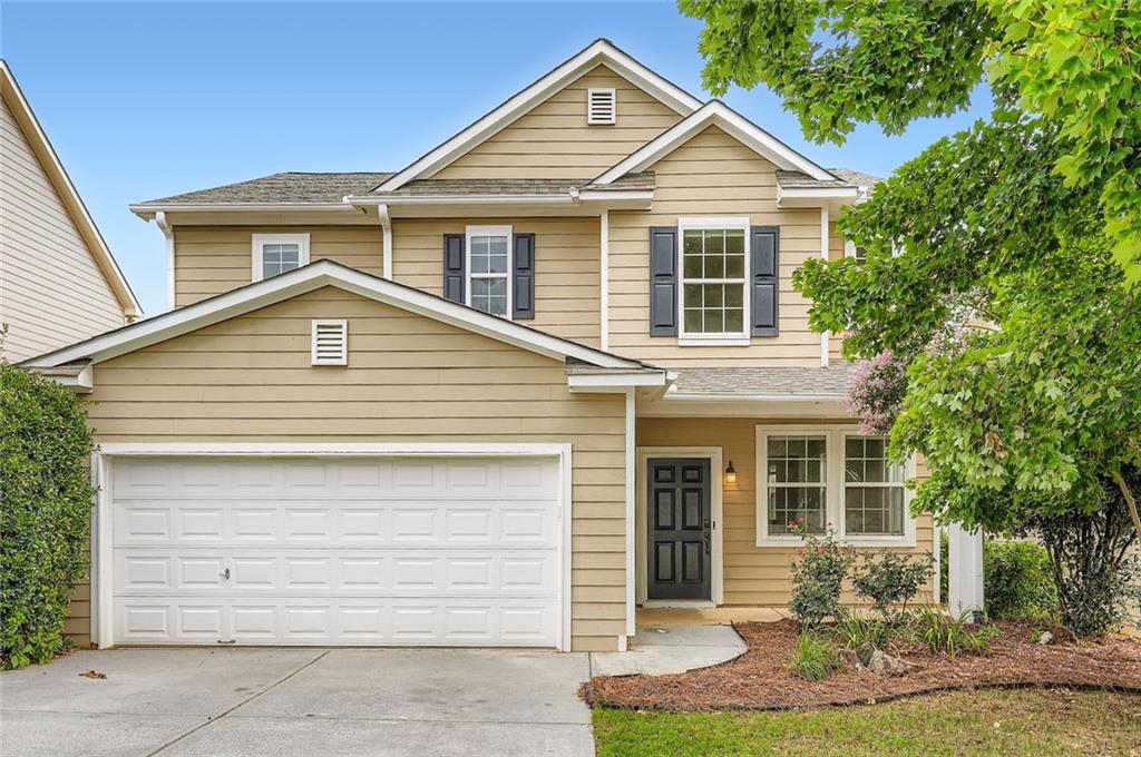 Move-in ready 4-bedroom, 2.5-bath two-story home in the desirable Park at Cedarcrest offers the perfect blend of comfort and convenience. From the inviting covered front porch to the beautifully landscaped yard, this home welcomes you in.
Inside, you’ll love the high ceilings, abundant natural light, and hard surface floors throughout the main level. The open floor plan features a front flex space—ideal for a home office or playroom—an open dining area, a spacious living room, and a bright breakfast nook. The central kitchen is a chef’s delight with granite counters, custom backsplash, stainless steel appliances, an extended breakfast bar, and a corner pantry.
Upstairs, the large primary suite offers a spa-like bath and walk-in closet. Three generously sized guest rooms share a full bath, and the convenient upper-level laundry makes chores a breeze. Enjoy the fully fenced backyard with a covered patio—perfect for outdoor entertaining.
With a 2-car garage and access to fantastic amenities including a clubhouse, pool, playground, and tennis courts, this home has it all. Close to schools, shopping, dining, and entertainment—schedule your showing today!
