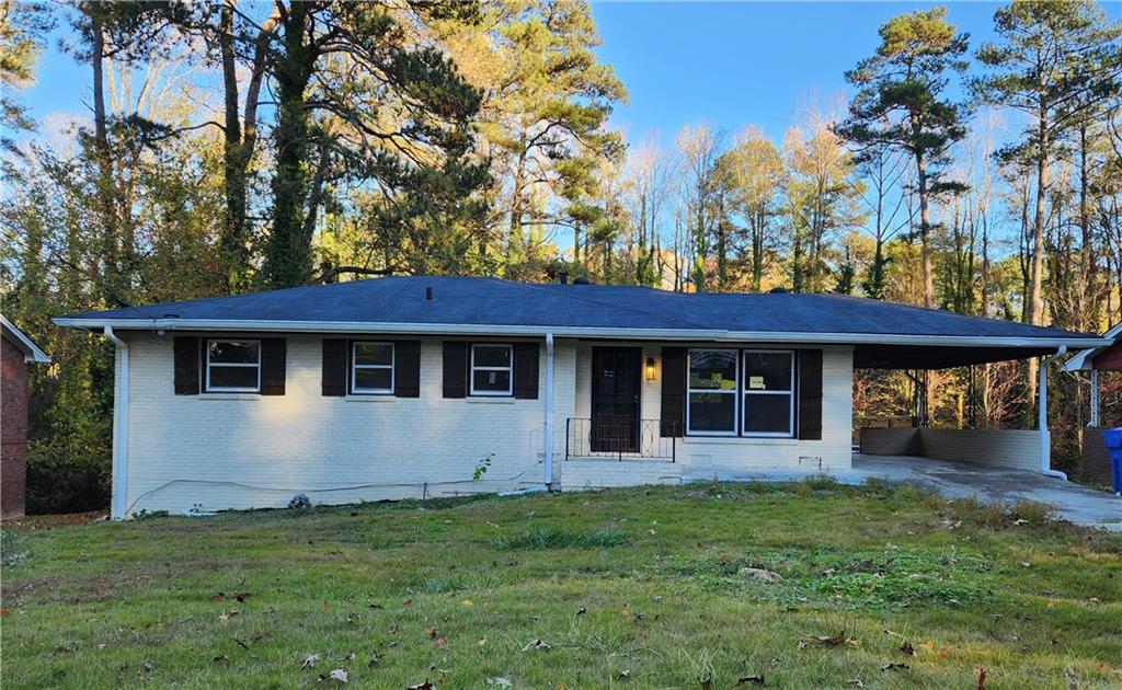 This 3-bedroom, 2-bathroom ranch home in Atlanta offers the perfect blend of comfort and convenience. Nestled on nearly half an acre, this property provides ample outdoor space for relaxation and recreation. Inside, you'll find beautiful hardwood floors throughout the main level, enhancing the home's warmth and appeal. The open-concept living and dining areas create a welcoming environment, ideal for entertaining or everyday living. With a full basement offering endless potential and a prime location, this home is a must-see for those seeking space and style in the heart of Atlanta. Sold As-is. No Disclosures.