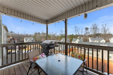 A home in Dawsonville