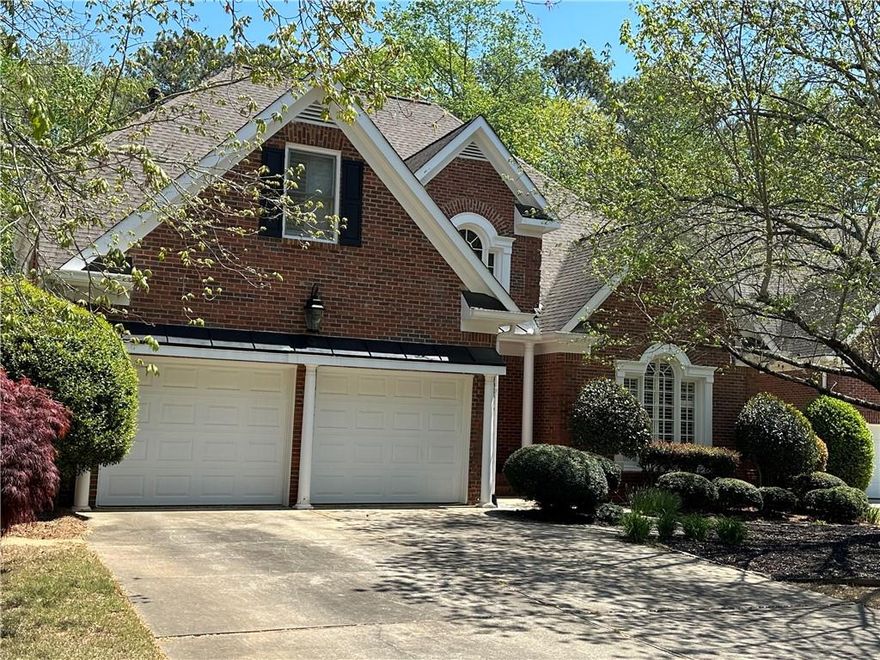 OLYMPIC SWIMMING POOL, 4 LIGHTED TENNIS COURT. TWO STORY ENTRY FOYER, TWO STORY FAMILY ROOM, FULL finished BSMT with full bath, kitchen, and all hardwood floor, bar, granite countertop. Beautiful 3-sided brick home w/Master bedroom on main, lovely open floor plan, Spacious two-story family room, two story entry foyer, delightful Sunroom overlooking a nature wonderland! 2nd Master BDRM upstairs, with private tub and shower, walk-in closet, trey ceiling, perfect Cul-de-sac lot! Kitchen total renovation, NEW CABINETRY, NEWER S.S. REFRIGERATOR, NEWER WALL MOUNTED MICROWAVE OVEN COMBINATION, NEW DISHWASHER, GRANITE COUNTERTOP, NEW HARDWOOD FLOOR IN KITCHEN. Listing agent is the owner of the property. EXTERIOR just PAINTED.