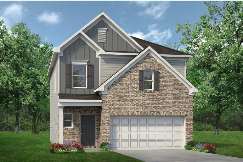 Move in Ready August! The Buford II plan on an UNFINISHED BASEMENT located in Smith Douglas Homes Sanders Park community. The home features a central family room with access to an integrated back covered patio. An efficiently laid out kitchen with a Quartz peninsula and breakfast nook, provides ample space for cooking and dining. The linear fireplace adds ambiance to the living area. Owners will love the vinyl plank flooring throughout the main living area. The second story loft is a versatile space that can be used in a variety of ways, such as a fitness room, playroom or home office space. At the back of the home, the private owners suite has a tray ceiling adding extra ceiling height and features an ensuite that leads to a large walk-in closet. Owner's bath with separate tiled shower and garden tub. The laundry room is conveniently located on the second floor with all the bedrooms. At the front of the home are two additional bedrooms and a full bath providing plenty of space for family or guests. Both floors have 9ft ceiling heights. Basement offers endless possibilities. Photos are not of of actual home but representative of plan. Seller incentive with the use of our preferred lender.