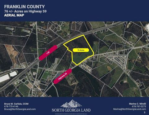 Vacant Land For Sale - 3434 Highway 59<br/> Lavonia, GA 30553