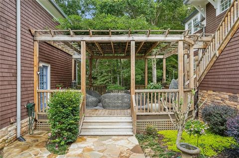 A home in Dawsonville