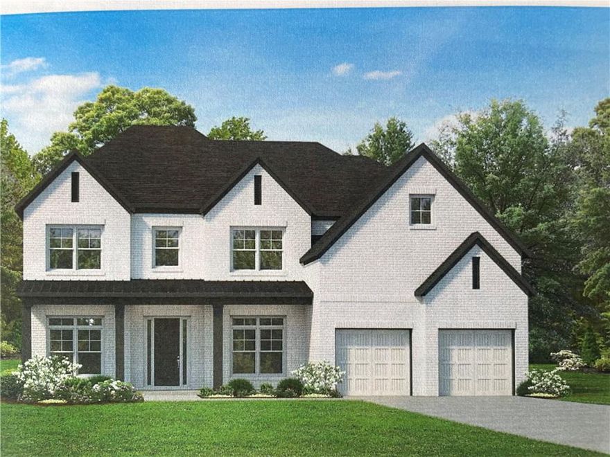 Experience contemporary design in a versatile living space with this move-in ready home. A welcoming entrance offers views of the home's distinct hardwood floors and luxurious finishes. The stunning kitchen is highlighted by a designer backsplash, modern cabinets, and upgraded countertops. The casual dining area is the centerpiece of the first floor, with connectivity to the kitchen and beautiful views of the rear yard. As the centerpiece of the home, the open-concept great room is highlighted by gorgeous hardwood floors and convenient access to the covered outdoor patio. The primary bathroom suite offers the perfect getaway with a resort-like shower complete with a sitting area, as well as free-standing tub and water closet.