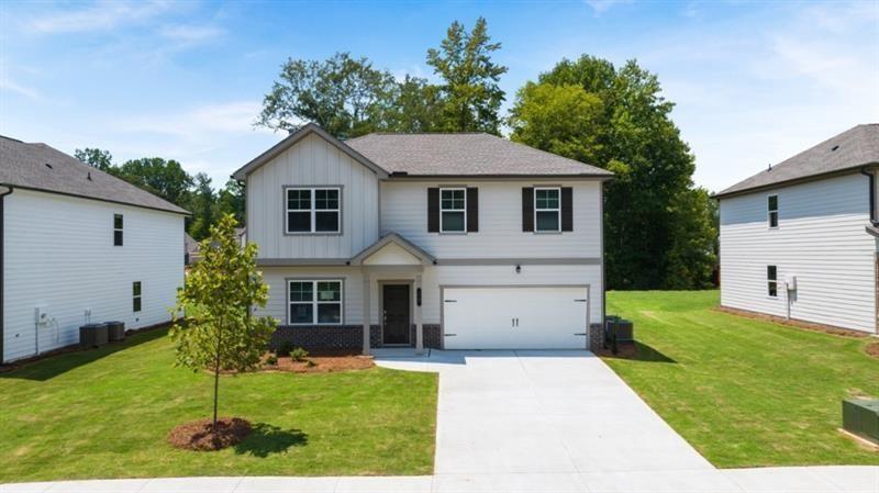 Be the first to move into a BRAND NEW 4 beds and 3.5 bath luxury home in Jefferson Hills. This gorgeous two-story home is designed with style, space, and functionality in mind! The open-concept main floor seamlessly connects the kitchen, dining area, and family room perfect for entertaining. The kitchen stands out with an abundance of cabinetry and a large pantry. A versatile flex space on the first floor offers the perfect setup for a home office, playroom, or sitting area to fit your lifestyle. Upstairs, the spacious second floor provides room for everyone, featuring three secondary bedrooms surrounding a flexible loft. One bedroom even includes a private en-suite bath great for guests or family! The luxurious owner's suite is a true retreat, complete with a spa-like en-suite bathroom and an expansive walk-in closet. The full laundry room is conveniently located upstairs. There is a 2 car garage and Huge FENCED Backyard for entertaining area! This is a new community within the Top Rated Jefferson City School System and located off a quiet street and the community boasts a 3.5acre amenity area that will have a pavilion, multiple fire pit areas, walking trails, as well as a playground. Photos are stock photos of a Model Home.