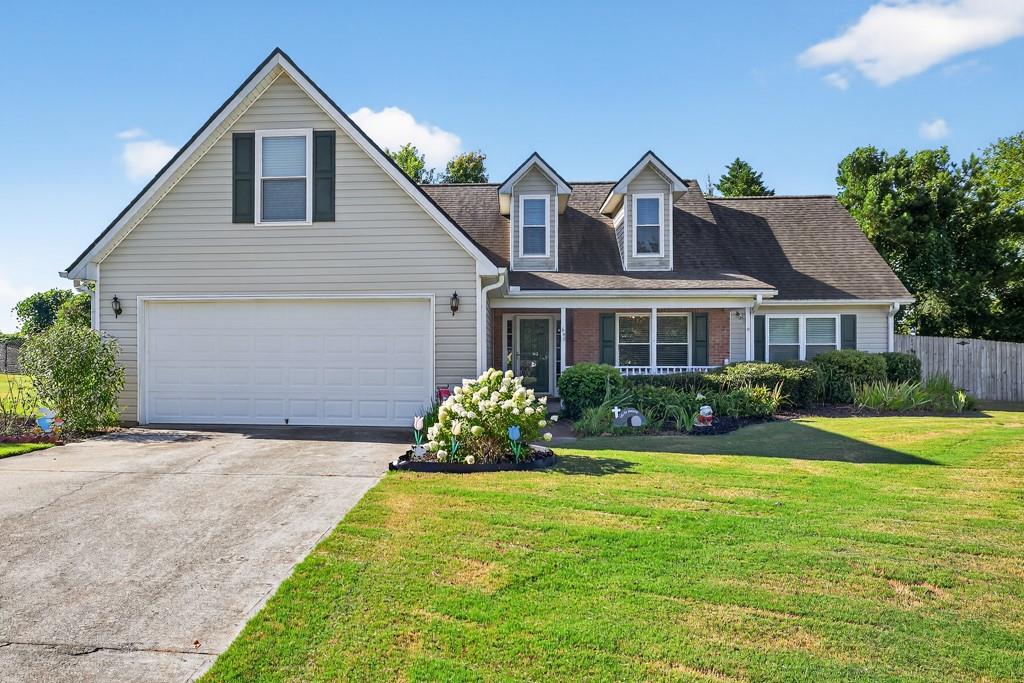 ***REFRESHMENTS SATURDAY 7/26 1p-3p*** Tucked away on a quiet cul-de-sac lot, this charming 3-bedroom, 2-bath home offers the perfect blend of comfort, privacy, and outdoor enjoyment—with no HOA! Sitting on a spacious 0.59-acre fenced lot, the home features a split-bedroom floor plan with hardwood floors, granite countertops, and BRAND NEW windows throughout - installed March 2024 with transferrable warranty. The kitchen opens into a cozy living area, creating a seamless flow for everyday living and entertaining. Need more space? There's an unfinished bonus room just waiting for your personal touch—perfect for a home office, playroom, or future fourth bedroom. Step outside and enjoy the patio, deck, and above-ground pool—ideal for summer gatherings and relaxing weekends in your own private backyard oasis. Located in the sought-after Walnut Grove school district, this home has everything you need, with none of the restrictions.