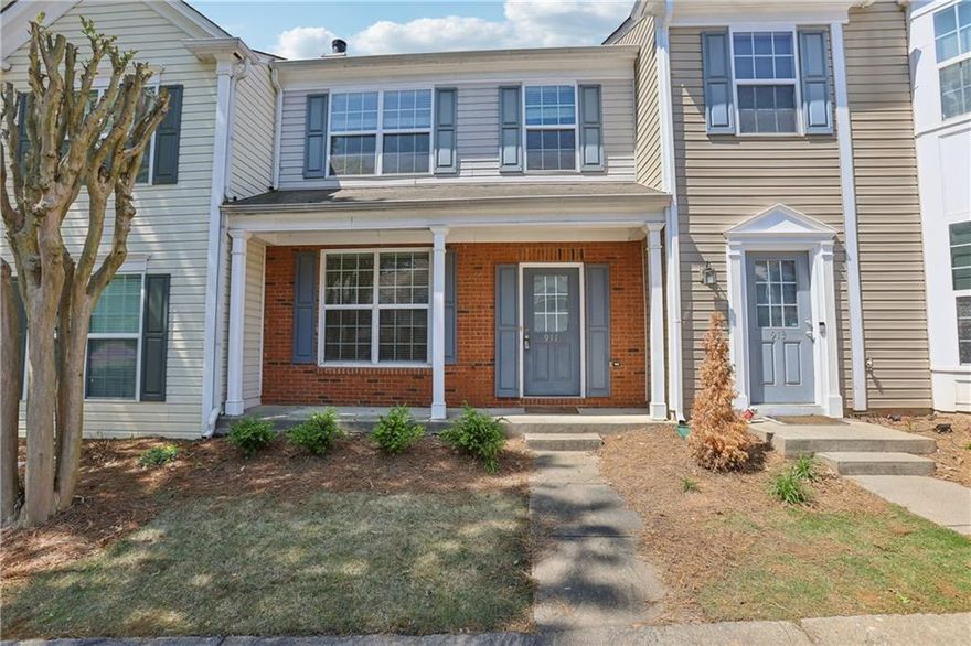 Don’t miss this well-maintained brick-front home featuring a charming covered front porch and located in a highly desirable area—enjoy the convenience of an Alpharetta address with access to top-rated Forsyth County schools. Inside, you’ll find spacious rooms with brand-new flooring throughout, walk-in closets, and ceiling fans throughout. Update dated appliances, including washer and dryer, plantation shutters add a touch of elegance and provide excellent natural light control. This home offers both comfort and style in a prime location close to shopping, dining, and commuter routes. As well as 2 dedicated parking spaces. Move-in ready and available now—schedule your showing today!