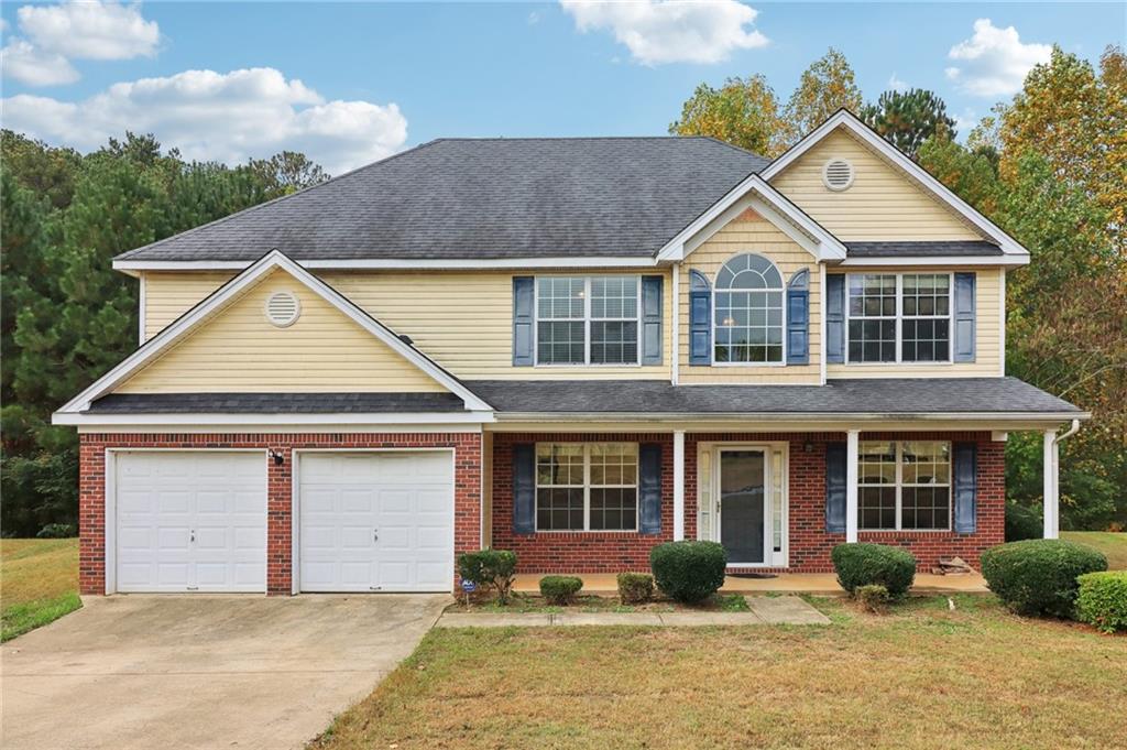 This beautiful home is located in South Fulton County, in the beautiful city of Fairburn, Ga just ten minutes south of Hartsfield-Jackson International Airport.
Come tour this beautiful 4 bedroom, 3 full bathroom home, in a lovely community. The home features a full kitchen boasting an amazing view of the sunken family room; making it easy to prepare meals and entertain guests at the same time. A bedroom on the main level for guests. Also noted is the separate dining room and separate living room space. Upstairs is the primary suite with an extended living area and a double vanity in the primary bathroom, and a walk in closet. The loft area upstairs can be used as an office or entertainment/sitting area. The two car garage also adds adequate space for storage. Your buyer will love this beautiful home!