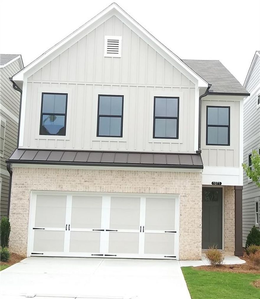 This New construction Home is located is the City of Marietta Ga. It is just minutes away from Marietta Square. Located in a great public school district of Marietta.  It features an open concept living room, dining room, and kitchen.  Stainless appliances, tile backsplash, and upgraded granite or quartz countertops. It is located in a neighborhood with walkable sidewalks, and lots of green space for time outdoors.