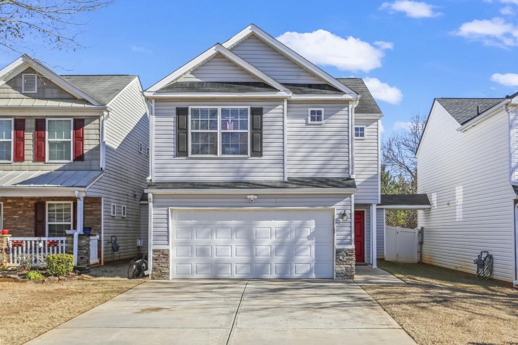 Adorable home with privated fenced yard in cumming; Two story family room; 3 bedrooms/2 bathrooms; Impeccably maintained. Fireplace with gas logs. Fenced yard with outdoor patio and firepit. Includes: washer/dryer and refrigerator. Close to GA400 and all that North Forsyth has to offer! Community has sidewalks.