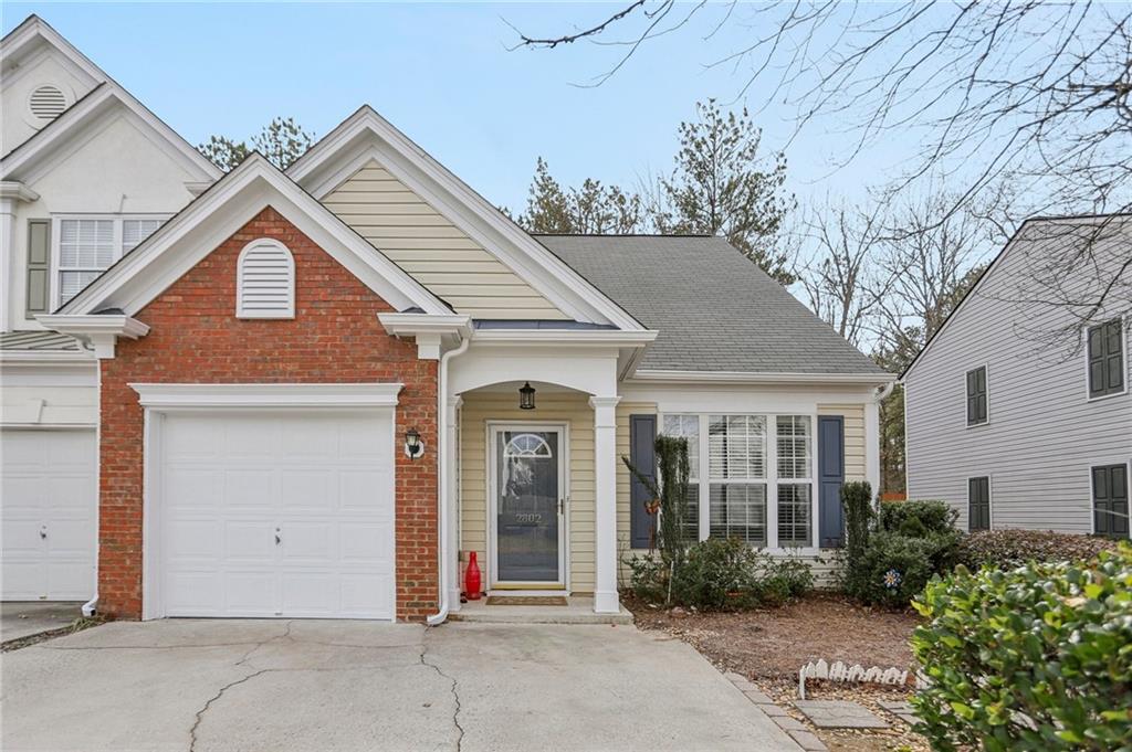 Welcome to this beautifully updated 3-bedroom, 2.5-bathroom townhouse in the heart of Alpharetta and Move-in Ready! This home is designed for comfort, convenience, and modern living. Step onto wood-look tile for a warm and stylish touch to the main level, including the spacious Primary Suite . The Primary Bathroom features a double vanity, separate tub and shower, plus freshly painted cabinets for a clean, modern feel. The kitchen is a chef’s delight, showcasing granite countertops, newly painted cabinets, and stainless steel appliances. Upstairs, you’ll find two additional bedrooms with all new carpet and a full bathroom featuring an updated vanity, light fixture and faucet. Enjoy outdoor relaxation in the private, fenced backyard with stone pavers, perfect for entertaining or unwinding. The entire home has been freshly painted in neutral tones with crisp white cabinets, creating a bright and inviting atmosphere. Location is key! Within close proximity to Costco, Walmart, Restaurants, retail stores, plus enjoy easy access to top-rated schools, highways, and hospitals.