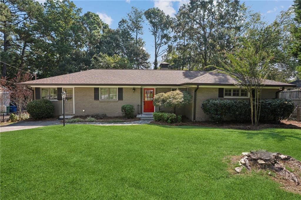 Updated move-in ready ranch in Garden Hills located on quiet cul-de-sac street! New interior paint & newer roof. Featuring 3 bedrooms & 2 full baths, this home boasts an updated kitchen that opens to large open family room and separate breakfast room. Off the family room is a huge deck great for entertaining + fully fenced flat usable backyard. 2 car covered carport + driveway parking! Spacious master with walk-in closet & large master bathroom. Easy access to Treehouse, Verde Taqueria, Peachtre Hills Park, Frankie Allen Park, and the Peachtree Road Farmer’s Market on weekend. Commuters will love the close proximity to MARTA, GA-400, I-75, and I-85 with Garden Hills' central location. Fabulous opportunity to own a great updated move-in ready updated home in one of Atlanta’s most sough after neighborhoods!