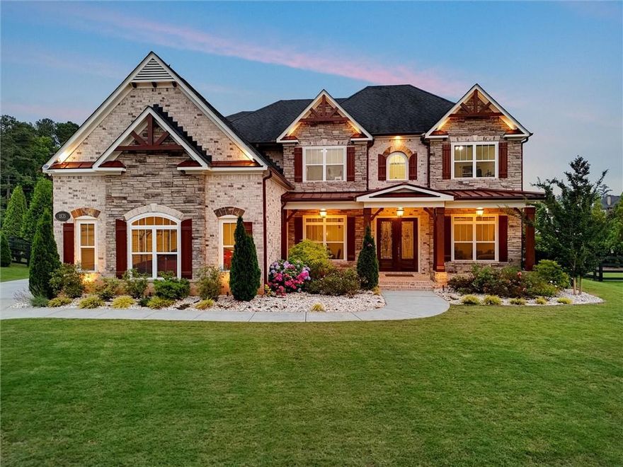 Stunning 4-Sided Brick Oasis – First Time on the Market! Welcome to this beautifully maintained and meticulously landscaped 5-bedroom, 4-bathroom home, offered for the first time ever. From the moment you arrive, the curb appeal is undeniable, and the charm only grows once you step inside. The oversized primary suite is a true retreat, featuring a spacious en-suite bath with a soaking tub, separate shower, and an expansive walk-in closet. The open-concept main level boasts a large living room with a cozy fireplace and a dramatic wall of windows that flood the space with natural light. Perfect for entertaining, the chef’s kitchen is a dream—equipped with double ovens, a large center island, island microwave, and floor-to-ceiling cabinetry, all overlooking the living space for easy connection with family and guests. Step outside to a fully fenced, level backyard complete with a gorgeous covered patio—ideal for relaxing or hosting in any season. Plenty of backyard space to add a pool if you desire that private plunge! Located near top-rated schools, popular parks, fantastic restaurants, and great shopping. Just 2 miles from downtown Alpharetta and downtown Crabapple and only 10 minutes to Avalon. This home offers the perfect blend of comfort, convenience, and luxury. Actual new construction completion on this house was July of 2018. Come make this your forever home—you won’t want to leave!