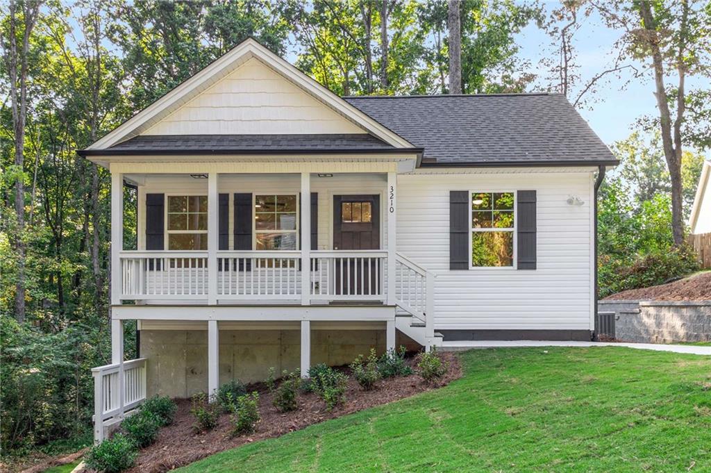 Welcome home to this beautiful new construction craftsman-style ranch home in located Forsyth County. Perfectly blending cozy charm with functional space, this home offers everything you need and is loaded with upgrades including all LVP Flooring t/o home, stainless steel appliances, quartz countertops with tile backsplash, Bermuda sodded yard, upgraded lights, and much more. Step inside to find an inviting kitchen that opens seamlessly into the family room, creating a warm and welcoming space for everyday living and entertaining. The spacious primary suite is conveniently located on the main level, offering comfort and privacy. Downstairs, discover a fully finished basement with a versatile studio including a full bath and a small flex room/office— ideal for a guest suite, additional living area, or your home business. Enjoy peaceful mornings or relaxing evenings on the deck out back, overlooking the serene surroundings of this craftsman gem. Agent/Owner.