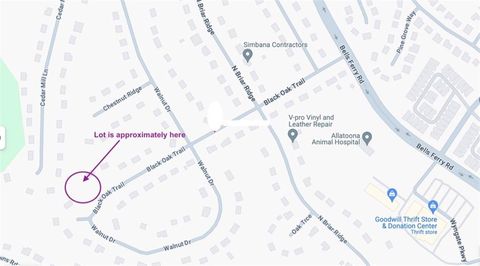 Vacant Land For Sale - Black Oak Trail<br/> Woodstock, GA 30189