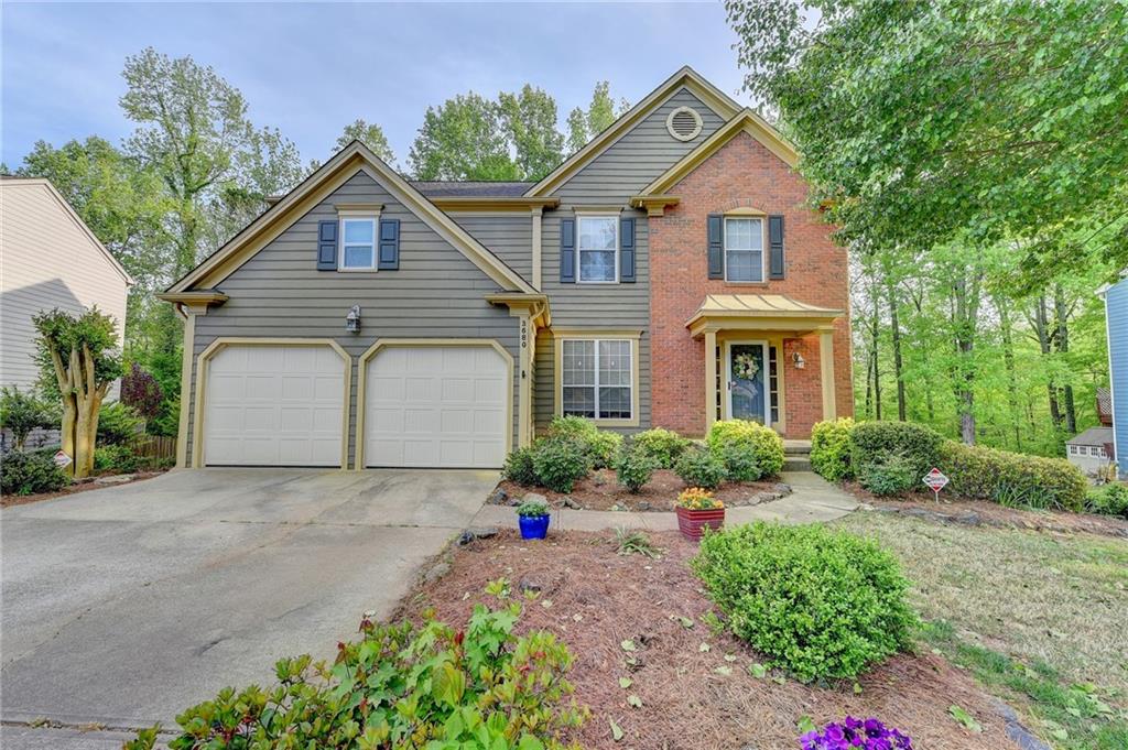 This meticulously kept and extremely clean home is ready for immediate occupancy! Every aspect of this house has been recently remodeled including: hardware, flooring, countertops, light fixtures, paint, back deck, and kitchen. The basement includes a large space that has been finished and unfinished area provide for great additional storage! The backyard is private and perfect for entertaining with an expanded patio area. Unbeatable location close to highways, retail, and dining and all in the highly desirable Peachtree Ridge Cluster!