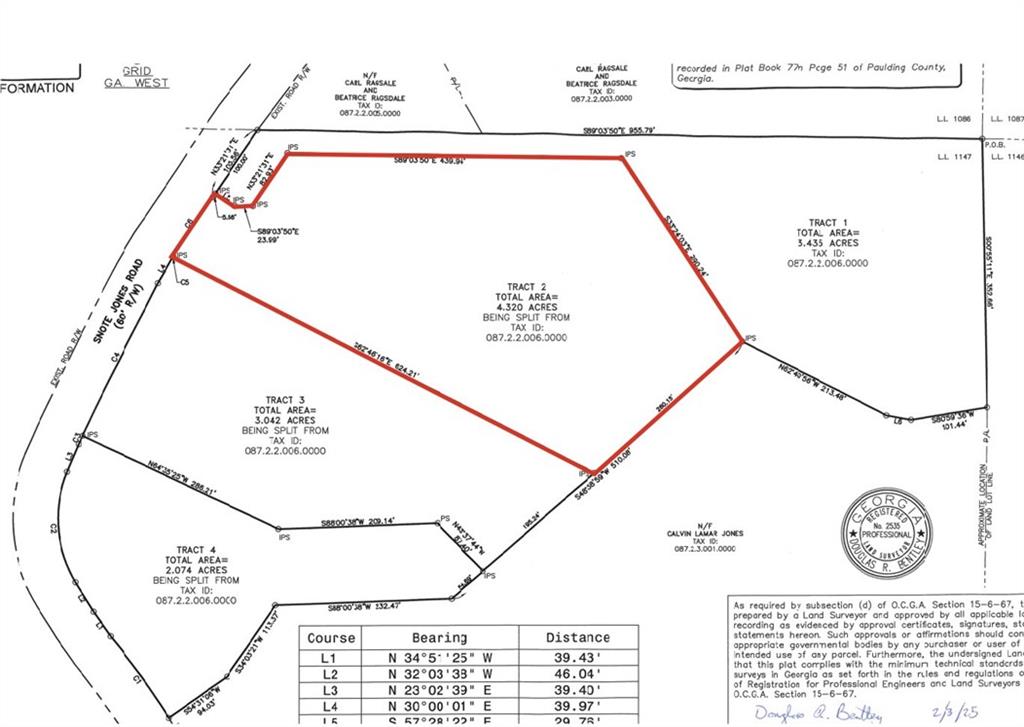 Lot 2 Snote Jones Road, Dallas, Georgia image 1