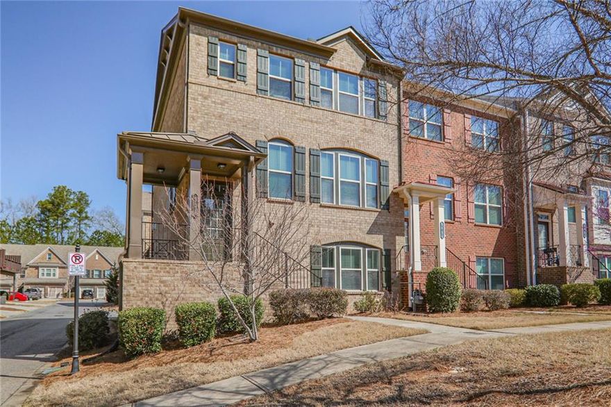 LOCATION, LOCATION, LOCATION! Presenting an Exceptional Brick Walk-Up Townhome in the Highly Desired Deerfield Green Community in Alpharetta. Beautifully maintained and move-in ready. Minutes from GA 400, Avalon, Halcyon, Costco, Walmart, Target, shops, restaurants, groceries and much more. Unit is updated with carpet and paint. LOTS of windows in the house boost the brightness. The 2-car garage offers plenty of space. The Community Features Plenty of Parking & Amenities Including a Pool & Playground! HOA includes water, landscape, trash & neighborhood pool. ALPHARETTA HIGH SCHOOL! A full bedroom/bath in the basement! Sought after floor plan.