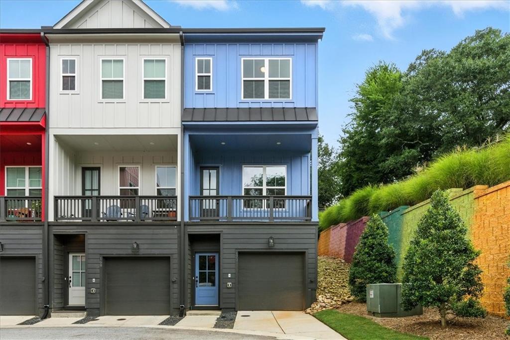 Picture perfect 2 bed, 2 bath end-unit townhome in the sought after Paintbox community, nestled in the heart of vibrant Kirkwood! Enjoy an open concept kitchen and living space filled with natural light, perfect for entertaining or relaxing. The kitchen features stainless steel appliances, quartz countertops, and sleek cabinetry. Step out onto your covered deck or relax on the charming patio. Both bedrooms are well-sized, with generous closet space and ensuite baths. The home also includes a 2-car tandem garage, plus a washer and dryer for added convenience. Located in the colorful, design forward Paintbox community, residents enjoy access to a community garden and dog park, all just minutes from East Atlanta Village, Kirkwood Village, the BeltLine, Pullman Yards, and some of Atlanta’s best restaurants, shops, and entertainment.