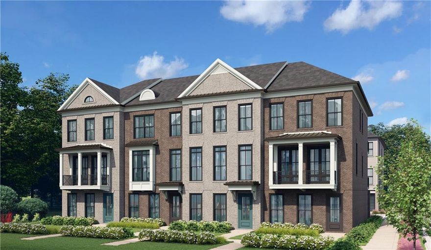 Summer of Savings at Byers Park!  Downtown Alpharetta’s newest boutique townhome community just moments from Avalon and the heart of the city’s vibrant lifestyle. For a limited time, enjoy $15,000 in design options on contracts written in May. This thoughtfully designed townhome blends modern luxury with timeless sophistication, featuring GE appliances including a gas slide-in range, your choice of 42" upper and island cabinetry, quartz countertops, and a full-height tiled backsplash with a sleek ventless hood. The open-concept living area is anchored by a striking linear fireplace, which you can personalize with floor-to-ceiling brick, shiplap, or Quartzsite to create a stunning focal point. A bright sunroom provides direct access to a private deck—ideal for relaxing, entertaining, or working from home. A private terrace-level suite offers a perfect retreat for guests or multi-generational living, complete with a bedroom & full bath with upgraded walk-in shower. Upstairs, the spacious owner’s suite includes a cozy sitting area and a spa-inspired bath with a large walk-in shower and drying area.  Additional features include hardwood flooring throughout the main living level, plush carpeting in the bedrooms, and sophisticated lighting finishes throughout. 

~ HOA: Dues include Professional Community Management. Landscaping. Comprehensive Building & Structural Insurance. Say Goodbye to roof maintenance, gutter cleaning, painting/staining, & landscaping! Let HOA cover repair & retreat of termite bond, weekly trash & recycling and so much more! 

At Byers Park, we value our customer, team member, and vendor team safety.  Our communities are active construction zones and may not be safe to visit at certain stages of construction.  Due to this, we ask all agents visiting the community with their clients come to the office prior to visiting any listed homes.  Please note, during your visit, you will be escorted by a TPG employee and may be required to wear flat, closed toe shoes and a hardhat. [The Childress]