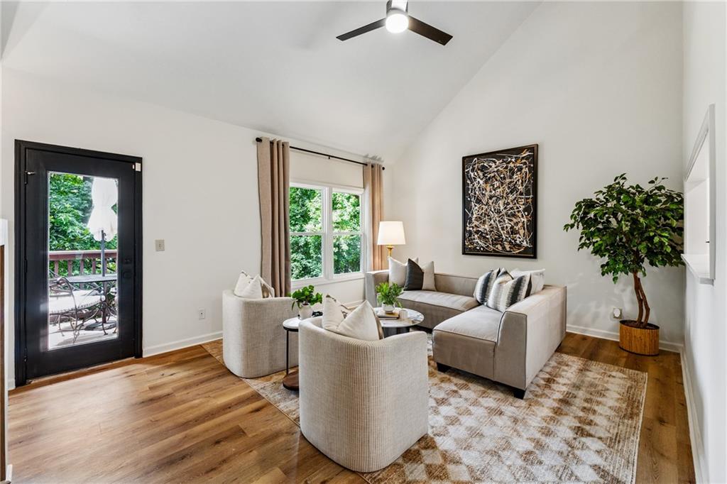 Situated in the exclusive East Cobb community this Powers Ferry Green Community offers easy access The Battery, I-285 and I-75, the perfect combination of style, location, and convenience.
Step into luxury with this beautifully renovated 3-bedroom, 3-bath townhouse—the largest unit in the community and featuring a fully permitted third bathroom on the top floor. Thoughtfully redesigned by sought-after designer Drew GarKen Homes, LLC, this home has been meticulously renovated with high-end finishes and modern upgrades throughout.
Enjoy the elegance of brand-new designer kitchen and bathrooms with: Soft-close cabinetry, Quartz counters, recessed and under-cabinet lighting, KitchenAid Professional stainless steel appliances, Delta touch Kitchen faucet for modern convenience. Bathrooms include marble floors, floor to ceiling porcelain tile, custom glass shower doors, Delta faucets, new designer lighting and wallpaper. Custom walk in closets, new energy efficient windows, luxury wide plank vinyl flooring, and red oak hardwood stairs. Laundry room includes new washer and dryer.
The third-floor suite is a true retreat, boasting a private sitting room newly installed sun tunnels for natural light and a massive spa-style shower with led mirror. Also include private attached garage, this home is move-in ready.
Don’t miss your chance to own this one-of-a-kind gem—schedule your showing today!