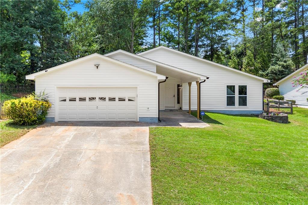 Fully renovated and completely move-in ready, this stunning ranch in Roswell’s sought-after Lake Forest neighborhood offers modern living in a prime location. Near top-rated schools, excellent shopping, dining, parks, and with easy access to GA 400, convenience meets comfort at every turn.
This 3-bedroom, 2-bathroom home has been meticulously updated from top to bottom with everything brand new—including the roof, cement siding, windows, HVAC system, garage door opener, plumbing fixtures, lighting, interior and exterior doors, and commercial-grade LVP flooring. The all-new white kitchen features quartz countertops, soft-close cabinets, stainless appliances, and a walk-in pantry, flowing seamlessly into the open-concept living space—perfect for entertaining or everyday living.
Both bathrooms have been beautifully updated, and each generously sized bedroom includes closet systems for optimized storage. Additional upgrades include all new outlets and switches, a freshly sodded and leveled fenced yard, and a brand-new stone patio for outdoor enjoyment.
Don't miss this rare opportunity to own a like-new home in one of Roswell’s most desirable neighborhoods.