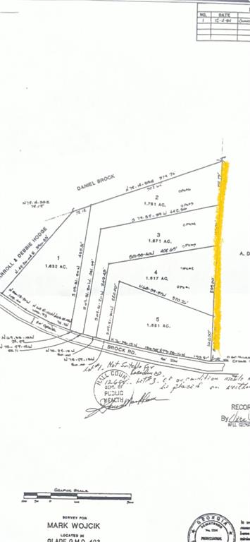 1.63 +/-ac lot with NO HOA! Lot lays well with lots of road frontage.
The property may have a well and septic, buyer to verify.