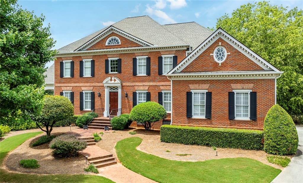 Rare Opportunity in Coveted Gated Winfield on the River! Custom Built by Bill Grant. Four Side Brick Home Situated on a Private Cul-deSac Lot Backing to the Winfield on the River Natural Space which is Approximately 8 Acres. Spacious Two Story Foyer Flanked by Banquet
Dining Room and Formal Living Room. Living Room has French Doors Leading to Beautiful Covered Side Porch. Fireside Family Room with
Coffered Ceilings, Vaulted SunRoom, Gourmet Kitchen with Granite CounterTops, Gas Cook Top, Built-In Refrigerator, Double Ovens,
Microwave and Eat In Kitchen. Large Walk-In Pantry. Large Deck Overlooking BackYard. Second Floor Features Oversized Fireside Owners
Suite. Spa Like Bath with His and Her Separate Vanities, Jetted Tub, Frameless Glass Shower and Walk-In Closet. Three Additional
Generous Size Bedrooms with Private Full Bathrooms. Daylight Finished Terrace Level with Bedroom, Full Bath, Bar, Fireside Recreation
Room, Billiard Room, Exercise Room and Extra Storage. Professionally Landscaped Large Level Parklike Backyard. Hardwood Floors
Throughout Main Level and Plantation Shutters. Original Owner. Excellent Opportunity to Make Your Own. Winfield on the River is
Conveniently Located to Atlanta Athletic Club, Wesleyan, Perimeter Church and School, GAC, Award Winning Public Schools.