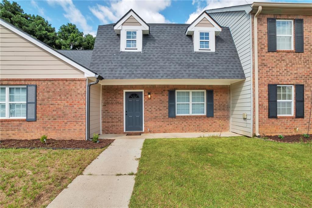 Totally Renovated End Unit Townhome 1/4 mile from Southern Regional Medical Center with No HOA restrictions! Everything is new on this charming ranch style home. Brand new 30 year architectural roof, Hardie plank siding and gutters. New insulated windows and R-38 attic insulation=Low utility bills! No HOA fees or covenants. New natural gas water heater and low flow fixtures. New LVP flooring, light fixtures and paint throughout. Beat the heat with the brand new HVAC and ceiling fans in every bedroom. Great neighborhood and excellent, convenient location. Private back yard with large storage closet and wide 2 car driveway.
