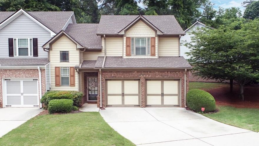 Welcome to this lovely 3-bedroom, 2.5-bathroom end-unit townhome nestled in the highly sought-after gated community of Brownstone Square. Enjoy the perfect blend of comfort and convenience just minutes from the charm of Historic Marietta Square—home to vibrant dining, shopping, entertainment, and seasonal festivals.
This rare gem features a hard-to-find primary suite on the main level, complemented by gleaming hardwood floors throughout the main. Plantation shutters add classic elegance, while the open-concept layout offers both style and functionality.
Upstairs, you’ll find two generously sized bedrooms plus a large finished loft—ideal for a home office, playroom, or additional living space. The kitchen is equipped with sleek black stainless appliances, including a new dishwasher and stove (2024)—a stylish and practical touch for the home chef.
Step outside to your private patio backing up to a peaceful wooded area—perfect for grilling, morning coffee, or evening relaxation. And when summer heats up, cool off in the neighborhood pool just steps away.
Don’t miss your chance to live in this beautifully maintained home in one of Marietta’s most desirable communities!