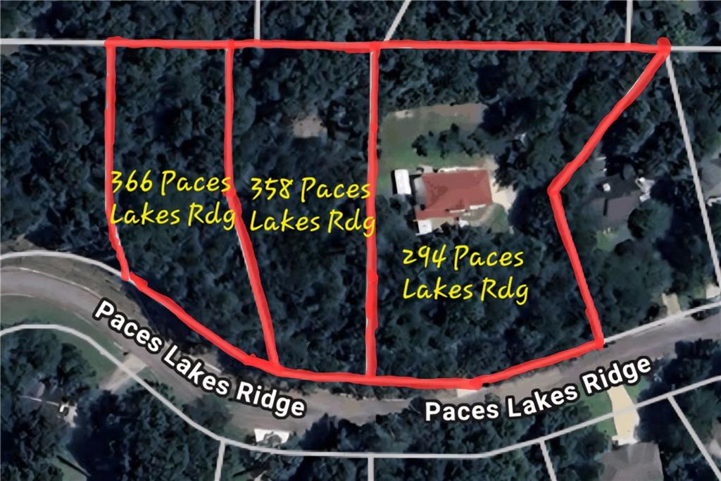 Wooded Lot In An Established Neighborhood -- Paces Lakes Estates! Lot #79. Lot Size Is 0.66 Acres. Sold As-Is. No HOA Dues! Near White Oak Park In Paulding County! Lot Has A Foundation Poured Before Seller Purchased It 3 Years Ago. Not Sure If It Is Up To Code With The County. Seller Currently Uses It As Additional Outdoor Space. Additional Lot Next Door For Sale - 366 Paces Lakes Ridge, As Well As Home On Other Side Of Lot At 294 Paces Lakes Ridge. Home And Lots Can Be Purchased Separately Or All Together.