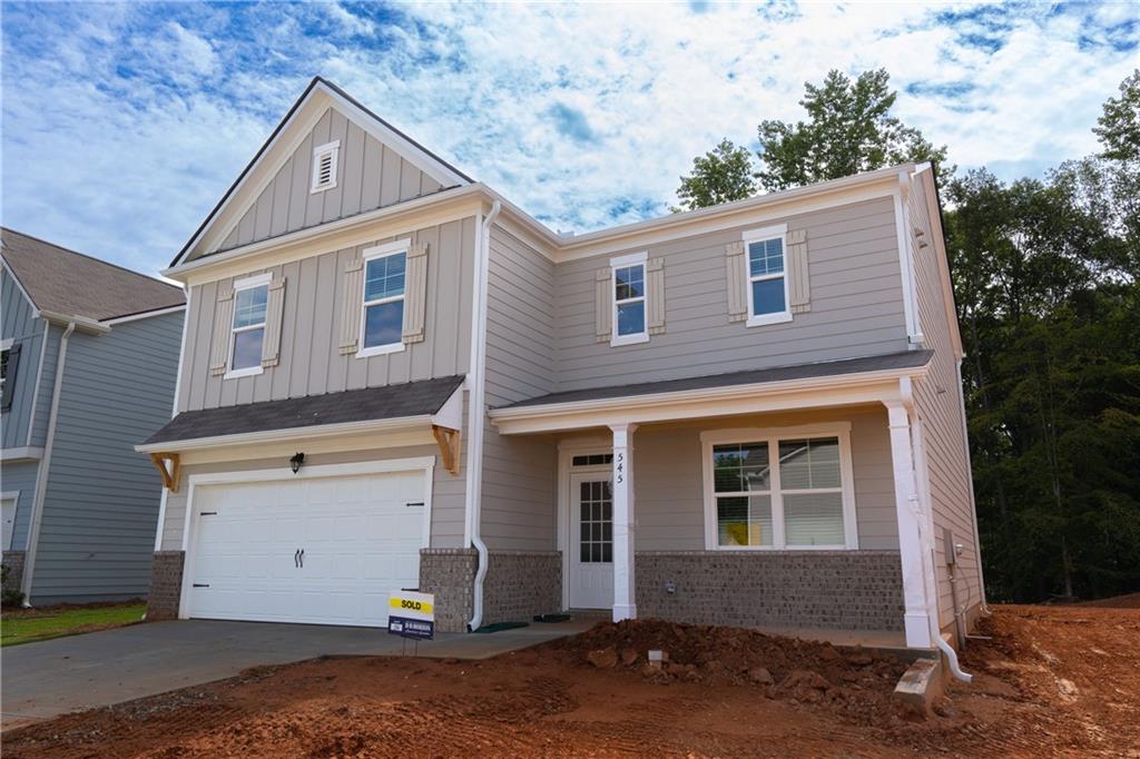 New Construction Home for Rent - This brand new 4-bedroom, 2.5 bath home offers 2,340 sq ft of modern living space in one of Braselton's most desirable new communities. It features an open-concept layout with a spacious kitchen, granite countertops, stainless steel appliances, a large walk-in pantry, and an oversized island overlooking the living and dining areas--perfect for entertaining.
The main level includes durable LVP flooring, crown molding, and a flex room ideal for a home office or formal dining. Upstairs, the large owner's suite offers a walk-in closet and en-suite bath with dual vanities and a separate shower. Three additional bedrooms, a full bath, and a convenient laundry room complete the upper level.
Exterior highlights include brick and stone accents, a 2-car garage, and a private backyard. Located near I-85 and within walking distance to shops and dining at The Vineyards at Chateau Elan and minutes from Lake Lanier. Community amenities include a clubhouse, pool, tennis & pickleball courts, and a playground!