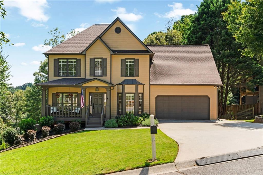 Don’t miss this fantastic opportunity to own a spacious home in the sought-after Walnut Creek community! Situated on a private, fenced ½-acre lot, this property offers both charm and function. The inviting front porch opens into a bright foyer with Luxury Vinyl Plank floors flowing into the formal dining room and kitchen. A separate living room makes for the perfect home office or cozy sitting area, while the family room—complete with a stacked stone gas fireplace—connects seamlessly to the kitchen.
The kitchen is a true highlight with white cabinetry, granite countertops, tile backsplash, stainless appliances, breakfast bar seating, and an eat-in area with updated lighting. Upstairs, the owner’s suite features a tray ceiling, walk-in closet, and spacious bath. Three additional bedrooms and a large laundry room with a custom barn door complete the second level.
Over the last few years, the home has received thoughtful upgrades, including new floors throughout the whole house and new carpet upstairs, new bathroom fixtures in every bath, Ecobee thermostats on all levels, a brand-new garage door suspension system and much more—ensuring both comfort and efficiency.
The fully finished terrace level expands your living options with a media room, playroom, exercise room, potential 5th bedroom, full bath, and plenty of storage in the dedicated storage room! Outdoor living is just as impressive with two updated double decks featuring TREX composite decking, a storage shed, fire pit and a fenced backyard with space to entertain, garden, or play.
All this in an incredible location close to schools, shopping, and convenient highway access. A move-in ready home with modern updates in a prime community—this one has it all!