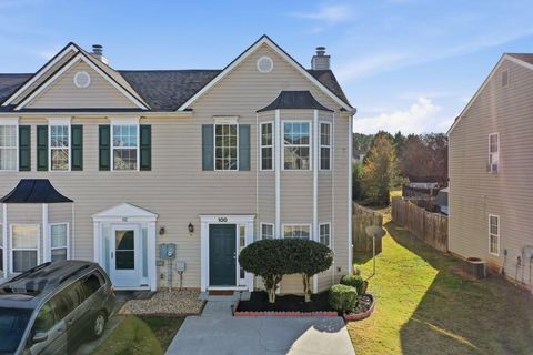 Townhouse For Sale - 100 Benfield Circle<br/> Bartow County, Cartersville, GA 30121