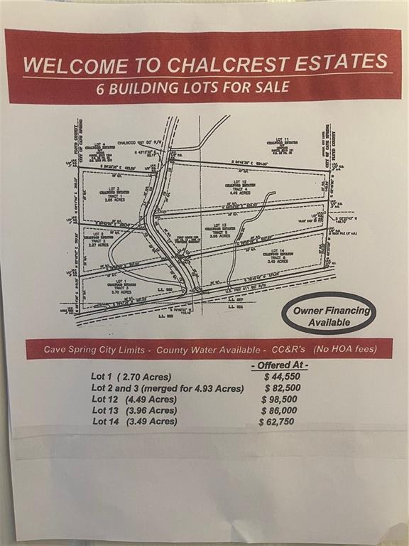 lot 1 CHALCREST Way