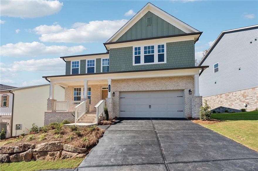 Welcome to the exquisite Savoy floor plan, a home that perfectly balances elegance, comfort, and thoughtful design. Nestled against a peaceful wooded greenspace, this property offers a tranquil backyard retreat with year-round privacy and beautiful natural views.

This Savoy features an unfinished basement and a spacious deck, providing endless possibilities for future customization and outdoor enjoyment. Inside, you’ll find an airy, sunlit layout enhanced by our Serene Collection finishes—a timeless beige palette complemented by elegant gold hardware that creates a warm, sophisticated atmosphere throughout.

The gourmet kitchen stands out with stylish cabinetry, quartz countertops, and a large center island—perfect for meal prep, casual dining, or hosting friends and family. On the main floor, a versatile guest suite with a full bath provides the ideal space for visitors, a home office, or multi-generational living.

Upstairs, unwind in the luxurious primary suite featuring a spa-like bathroom and an expansive walk-in closet. Three additional bedrooms and two more full baths offer generous space for family members or guests. Every detail of this home has been crafted for comfort and style—experience the Savoy and discover where modern living meets timeless design.

At Creekside, experience the convenience of living in a prime location that seamlessly blends your lifestyle needs with the beauty of nature. Situated near the tranquil Lake Lanier and the vibrant North Georgia Premium Outlets, Creekside offers unparalleled access to both shopping and recreation. With GA 400 nearby, exploring the picturesque North Georgia Mountains or enjoying a day at Toto Creek Park—just a mile away and featuring a boat launch—has never been easier. Additionally, a strong local medical hub ensures that your health and wellness needs are always close at hand.

This is the last Savoy basement home available for sale and is ready to close in February 2026.

For further details and information on current promotions, please contact an onsite Community Sales Manager. Please note that renderings are for illustrative purposes, and photos may represent sample products of homes under construction. Actual exterior and interior selections may vary by homesite.